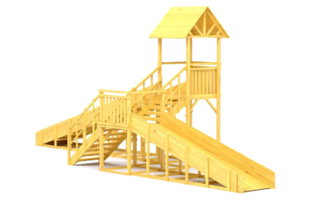 Зимняя горка Савушка Зима Wood 7/3, фото 4