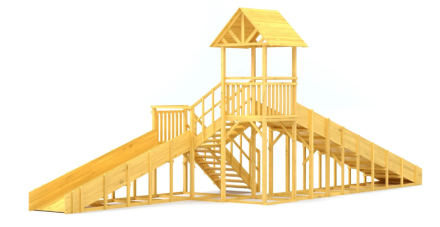 Зимняя горка Савушка Зима Wood 7/3, фото 1