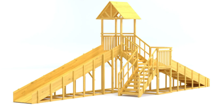 Зимняя горка Савушка Зима Wood 7/3, фото 2