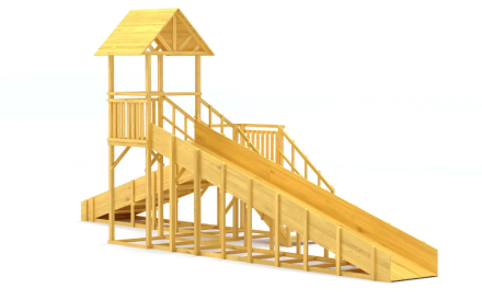 Зимняя горка Савушка Зима Wood 7/3, фото 3