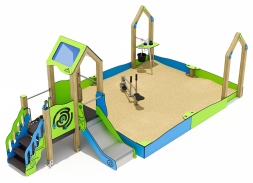 Песочный дворик ЛД051004 для детской площадки, фото 2 Песочный дворик ЛД051004 для детской площадки, фото 2