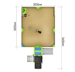 Песочный дворик ЛД051004 для детской площадки, фото 3 Песочный дворик ЛД051004 для детской площадки, фото 3