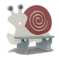 Скамейка детская Улитка ВСТ 5793 для игровой площадки, фото 1 Скамейка детская Улитка ВСТ 5793 для игровой площадки, фото 1
