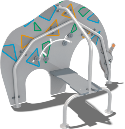 Игровое оборудование Жираф со скамьей МД120.00, фото 2