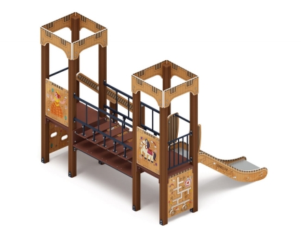 Детская игровая площадка Королевство (Картонное) ДИК 1.15.07-12 H=900, фото 4