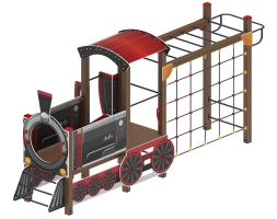 Детская игровая площадка Паровозик ДИК 1.03.5.04-02 Н=750, фото 1