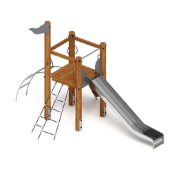 Игровой комплекс (лиственница темный) ДИК 2.24.01-Л.И1.01, фото 1