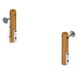 Переговорное устройство (лиственница темный) МФ 22.01.08-И1.01, фото 2