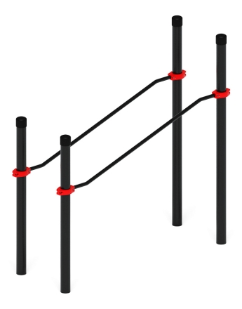 Воркаут ЛОВ 89 красный ВТ 101.03-01, фото 2