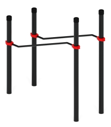 Воркаут ЛОВ 89 красный ВТ 101.03-01, фото 3