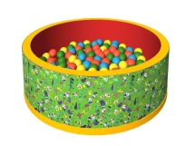 Сухой бассейн с шариками "Веселая полянка" ДМФ - МК - 02.2.51.01 зеленый Сухой бассейн с шариками "Веселая полянка" ДМФ - МК - 02.2.51.01 зеленый