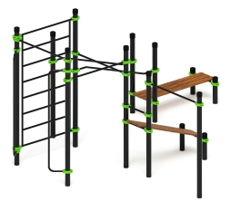 Воркаут ЛОВ 108 зеленый ВТ 102.18-02, фото 1