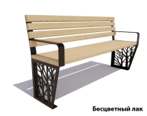 Парковая скамейка Роща, Сосна 2,5 м