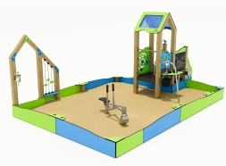Песочный дворик ЛД051003 для детской площадки, фото 2 Песочный дворик ЛД051003 для детской площадки, фото 2
