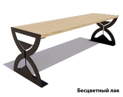 Парковая скамейка Часы, Лиственница 1,5 м, фото 2 Парковая скамейка Часы, Лиственница 1,5 м, фото 2