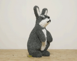 Топиари композиция Зайцы серые, кружок - газон Eco, фото 6