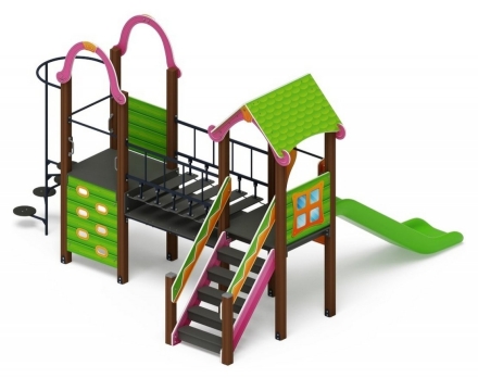 Детская игровая площадка Лукоморье ДИК 2.25.10-01 H=1200, фото 4