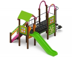 Детская игровая площадка Лукоморье ДИК 2.25.10-01 H=1200, фото 2