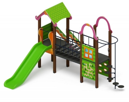 Детская игровая площадка Лукоморье ДИК 2.25.10-01 H=1200, фото 1