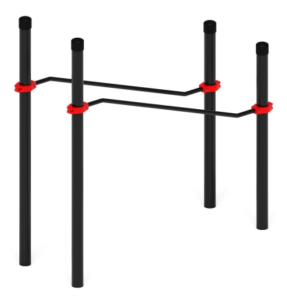 Воркаут ЛОВ 108 красный ВТ 102.03-01, фото 3