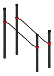 Воркаут ЛОВ 108 красный ВТ 102.03-01, фото 1