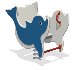 Качалка на пружине Дельфин КБ-53 для игровой площадки Качалка на пружине Дельфин КБ-53 для игровой площадки