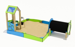 Песочный дворик ЛД051002 для детской площадки, фото 2 Песочный дворик ЛД051002 для детской площадки, фото 2