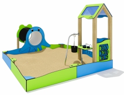 Песочный дворик ЛД051002 для детской площадки, фото 1 Песочный дворик ЛД051002 для детской площадки, фото 1