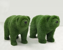 Топиари композиция медведи Стик, братья - газон Deluxe Green + Eco