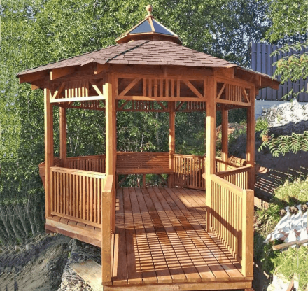 Восьмигранная беседка СОЛНЦЕ, фото 1