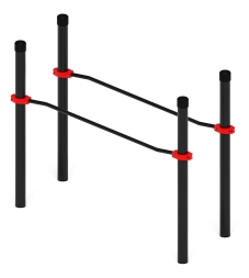 Воркаут ЛОВ 89 красный ВТ 101.04-01, фото 2