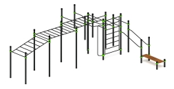 Воркаут ЛОВ 108 зеленый ВТ 102.19-02, фото 1