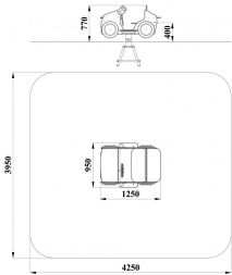 ДИО 4.171 Качалка на пружине граффити, фото 2