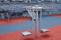 УТЭ-Z-003 Маятниковый тренажер двойной из нержавеющей стали УТЭ-Z-003 Маятниковый тренажер двойной из нержавеющей стали