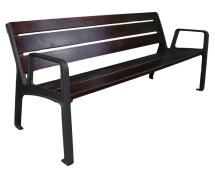 Скамейка уличная Экстра, Лиственница 2,0 м