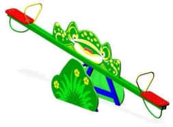 Качели балансир Лягушка ЗНКЧ 002 для детской площадки