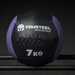 Медицинский мяч YOUSTEEL вес 7 кг, диаметр 35,5 см, фото 1