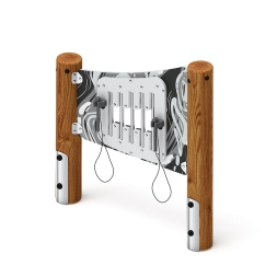 Металлофон (лиственница темный) МФ 22.01.09-И1.01, фото 2