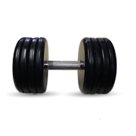 Гантель Barbell 47 кг классик с вращающейся ручкой хром, фото 1