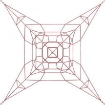 Игровая сетка серия &quot;Звезда&quot; ПД-527 (11х11х4)