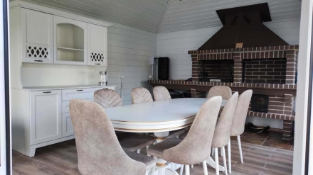 Печь Аристократ 730 Прямоугольный кирпич коричневый, фото 3