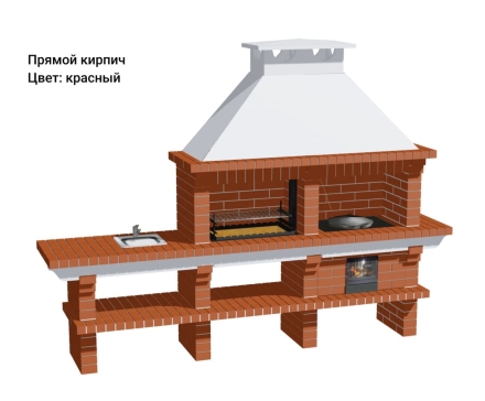 Печь Аристократ 730 Прямоугольный кирпич коричневый, фото 12