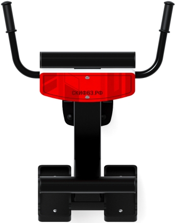 Гиперэкстензия (красный) - Уличный тренажер - СТ 003-11, фото 4