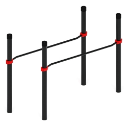 Воркаут ЛОВ 108 красный ВТ 102.04-01, фото 2