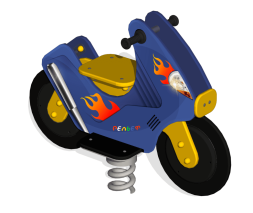 Качалка на пружине Мотоцикл КБ-18 для игровой площадки Качалка на пружине Мотоцикл КБ-18 для игровой площадки