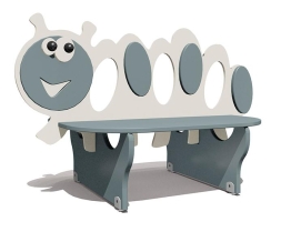 Скамейка детская Гусеница ВСТ 5791 для игровой площадки, фото 2 Скамейка детская Гусеница ВСТ 5791 для игровой площадки, фото 2