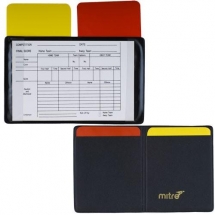 Бумажник судейский (для футб.) "MITRE" в комплекте 2 карточки (красн., желт.)