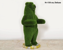 Топиари Медведь цирковой, h=200 - газон Deluxe/Deluxe Green