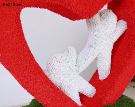 Топиари стела Любимый город, размер М, Н=215 см - газон Eco+Deluxe , фото 4