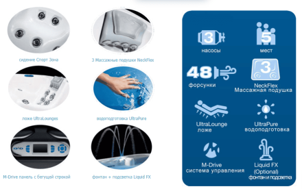 Спа бассейн Dimension One Spas Reflections Diplomat, фото 2